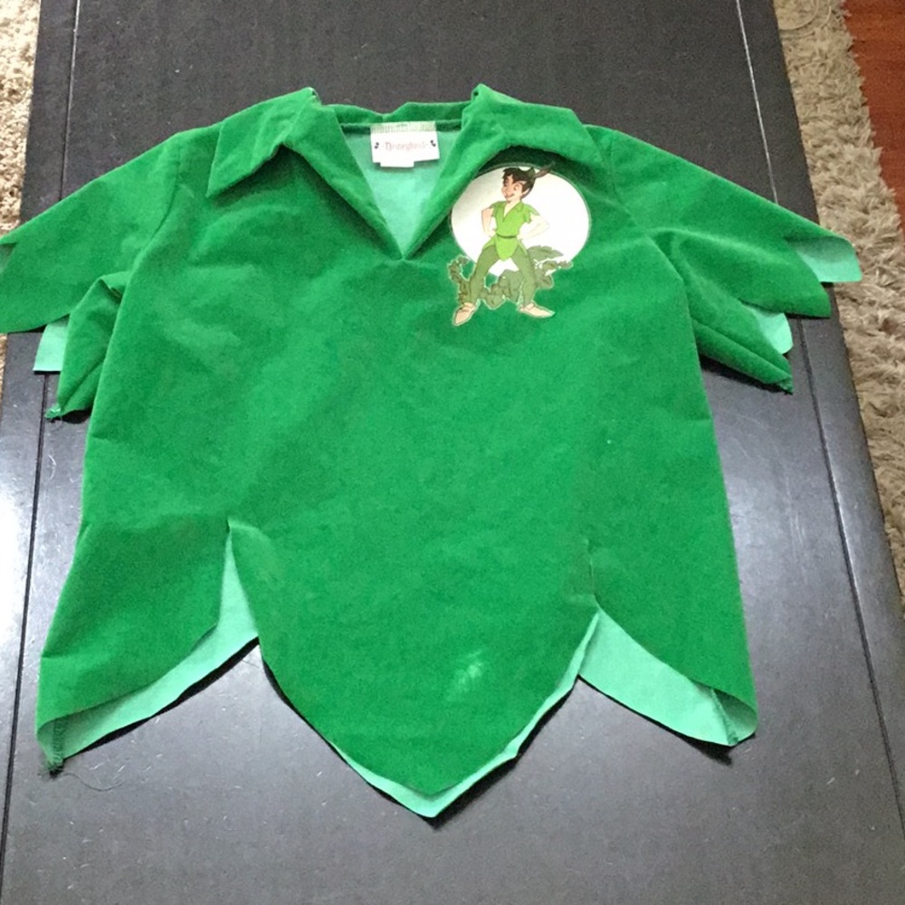 Vintage Disneyland Peter Pan costume shirt
